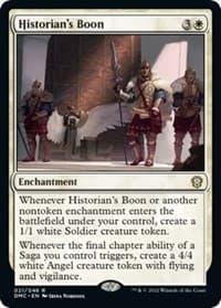 Historian's Boon - Commander: Dominaria United - Magic: The Gathering card