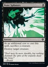 Bone Splinters - Dominaria United - Magic: The Gathering card