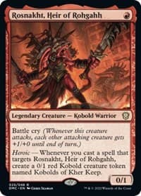 Rosnakht, Heir of Rohgahh - Commander: Dominaria United - Magic: The Gathering card