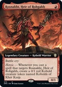 Rosnakht, Heir of Rohgahh (Extended Art) - Commander: Dominaria United - Magic: The Gathering card