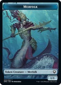 Merfolk Token - Commander: Dominaria United - Magic: The Gathering card