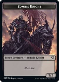 Zombie Knight // Griffin Double-Sided Token - Commander: Dominaria United - Magic: The Gathering card
