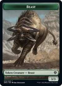 Beast Token - Dominaria United - Magic: The Gathering card
