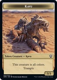 Kavu // Beast Double-Sided Token - Commander: Dominaria United - Magic: The Gathering card