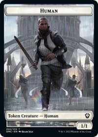 Human // Snake Double-Sided Token - Commander: Dominaria United - Magic: The Gathering card