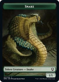 Snake // Egg Double-Sided Token - Commander: Dominaria United - Magic: The Gathering card