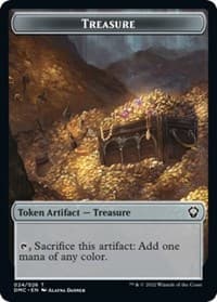 Treasure Token - Commander: Dominaria United - Magic: The Gathering card