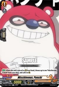 Mischievous, Ponchi - D-TB03: Shaman King - Cardfight Vanguard card