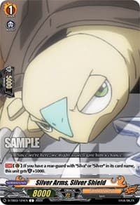 Silver Arms, Silver Shield - D-TB03: Shaman King - Cardfight Vanguard card