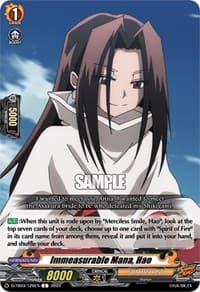 Immeasurable Mana, Hao - D-TB03: Shaman King - Cardfight Vanguard card