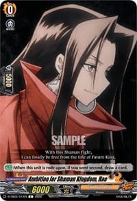Ambition for Shaman Kingdom, Hao - D-TB03: Shaman King - Cardfight Vanguard card