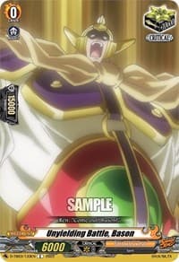 Unyielding Battle, Bason - D-TB03: Shaman King - Cardfight Vanguard card