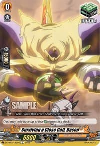 Surviving a Close Call, Bason - D-TB03: Shaman King - Cardfight Vanguard card