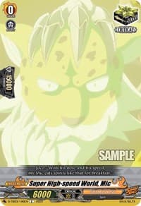 Super High-speed World, Mic - D-TB03: Shaman King - Cardfight Vanguard card