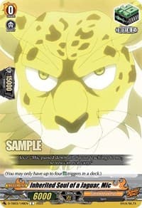 Inherited Soul of a Jaguar, Mic - D-TB03: Shaman King - Cardfight Vanguard card