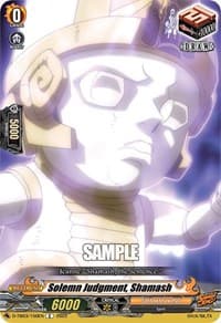 Solemn Judgment, Shamash - D-TB03: Shaman King - Cardfight Vanguard card