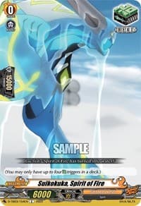 Suikokuka, Spirit of Fire - D-TB03: Shaman King - Cardfight Vanguard card