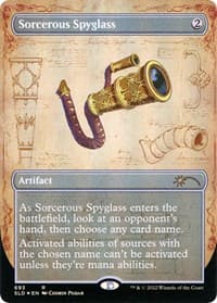 Sorcerous Spyglass (Borderless) - Secret Lair Drop Series - Magic: The Gathering card