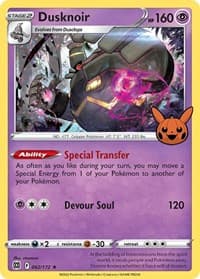 Dusknoir - Trick or Trade BOOster Bundle - Pokemon card