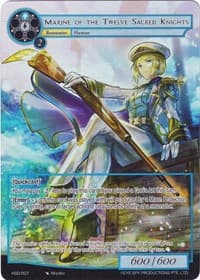 Marine of the Twelve Sacred Knights (Full Art) - Hero Cluster Starter Decks - Force of Will card