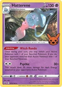 Hatterene - Trick or Trade BOOster Bundle - Pokemon card
