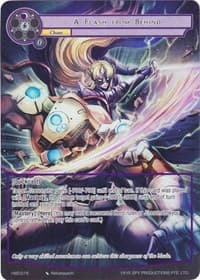 A Flash from Behind (Full Art) - Hero Cluster Starter Decks - Force of Will card