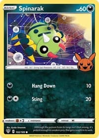 Spinarak - Trick or Trade BOOster Bundle - Pokemon card