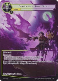 Silence of a Dark Night (Full Art) - Hero Cluster Starter Decks - Force of Will card