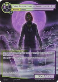 Zombie Returning from the Paramita of the Dead (Full Art) - Hero Cluster Starter Decks - Force of Will card