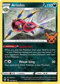 Ariados - Trick or Trade BOOster Bundle - Pokemon card