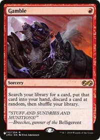 Gamble - The List Reprints - Magic: The Gathering card