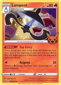 Lampent - Trick or Trade BOOster Bundle - Pokemon card