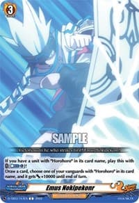 Emus Nokipekonr - D-TB03: Shaman King - Cardfight Vanguard card