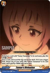 Tamao's Divination - D-TB03: Shaman King - Cardfight Vanguard card