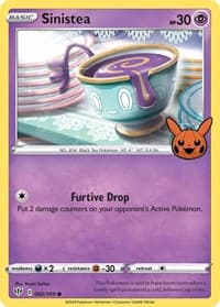 Sinistea - Trick or Trade BOOster Bundle - Pokemon card