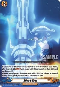 Silva's Test - D-TB03: Shaman King - Cardfight Vanguard card