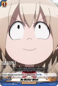 No Matter What - D-TB03: Shaman King - Cardfight Vanguard card
