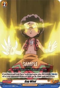Gag Wind - D-TB03: Shaman King - Cardfight Vanguard card