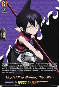 Unyielding Bonds, Tao Ren (SKR) - D-TB03: Shaman King - Cardfight Vanguard card