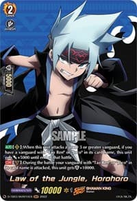 Law of the Jungle, Horohoro (SKR) - D-TB03: Shaman King - Cardfight Vanguard card