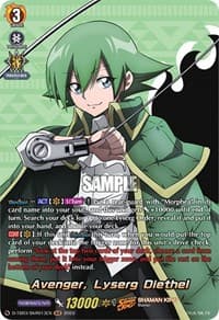 Avenger, Lyserg Diethel (SKR) - D-TB03: Shaman King - Cardfight Vanguard card