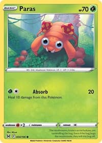 Paras - SWSH11: Lost Origin - Pokemon card
