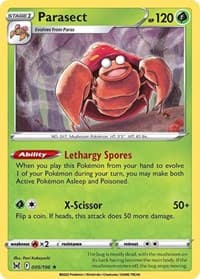 Parasect - SWSH11: Lost Origin - Pokemon card