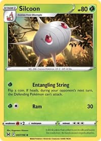 Silcoon - SWSH11: Lost Origin - Pokemon card