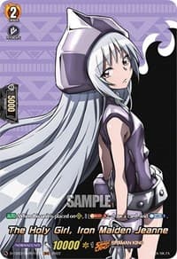 The Holy Girl, Iron Maiden Jeanne (SKR) - D-TB03: Shaman King - Cardfight Vanguard card