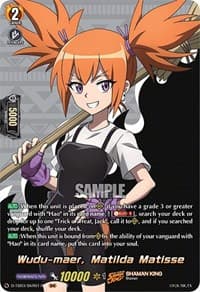 Wudu-maer, Matilda Matisse (SKR) - D-TB03: Shaman King - Cardfight Vanguard card