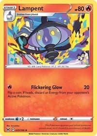 Lampent - SWSH11: Lost Origin - Pokemon card