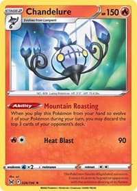 Chandelure - SWSH11: Lost Origin - Pokemon card