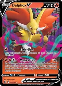 Delphox V - SWSH11: Lost Origin - Pokemon card