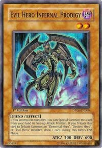Evil Hero Infernal Prodigy - Duelist Pack 6: Jaden Yuki 3 - YuGiOh card
